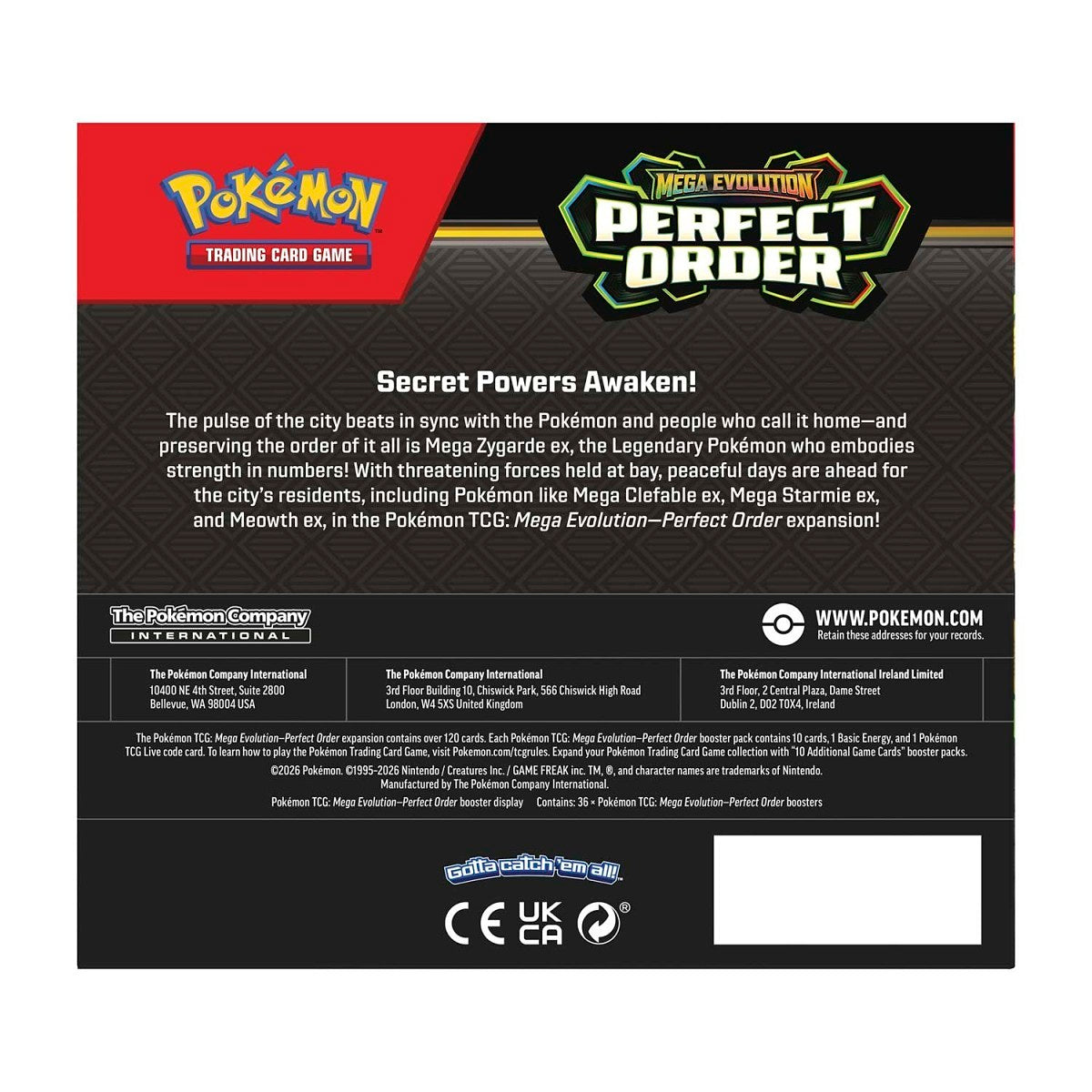 Mega Evolution Perfect Order Booster Box